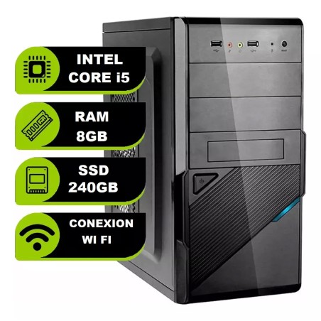 Computadora Cpu Armada Intel Core I5 8 Gb 240 Gb Ssd