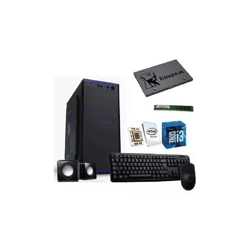 Pc Computadora Procesador Intel Core I3 3240 8gb Ssd 240gb/ M.2 256gb