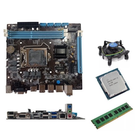 Combo Actualizacion Pc Intel I3 7100 , Ram 8gb , Mother H110